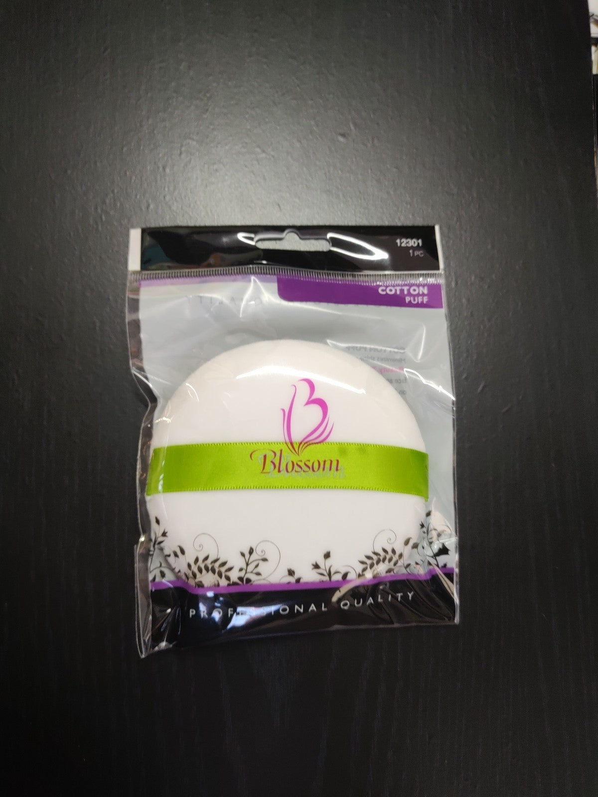 3-Pack Soft Cotton Makeup Puffs - 4-Inch Diameter Blending Pads