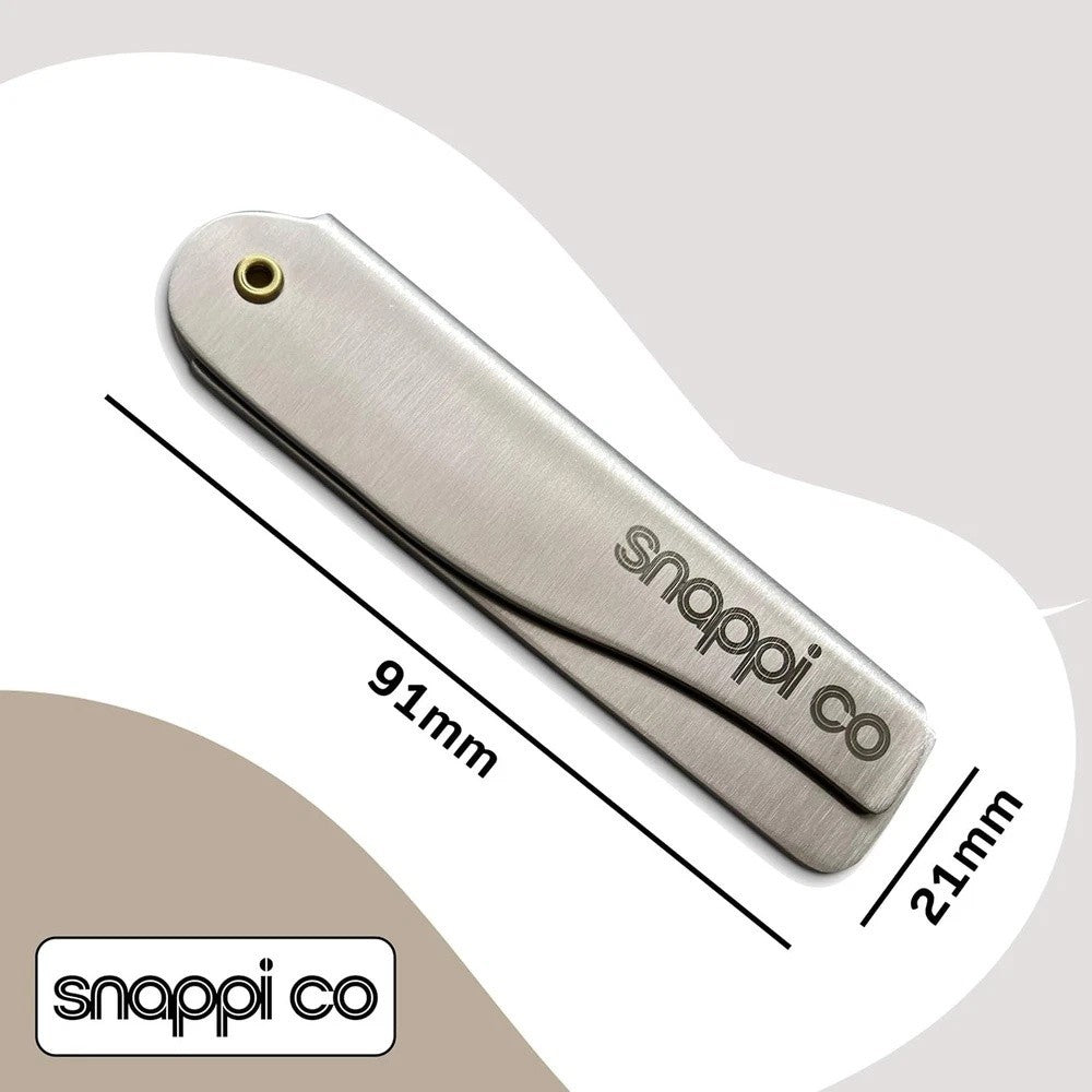 Metal Folding Beard Comb - Stainless Steel Pocket Grooming Tool for Men