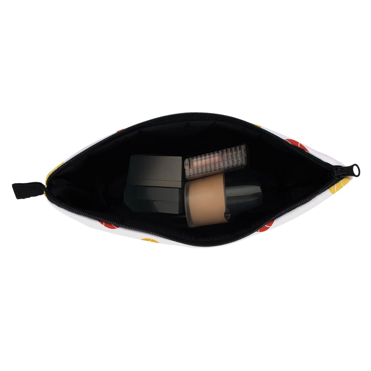 Basketball Makeup Bag Travel Cosmetic Organizer for Women and Girls