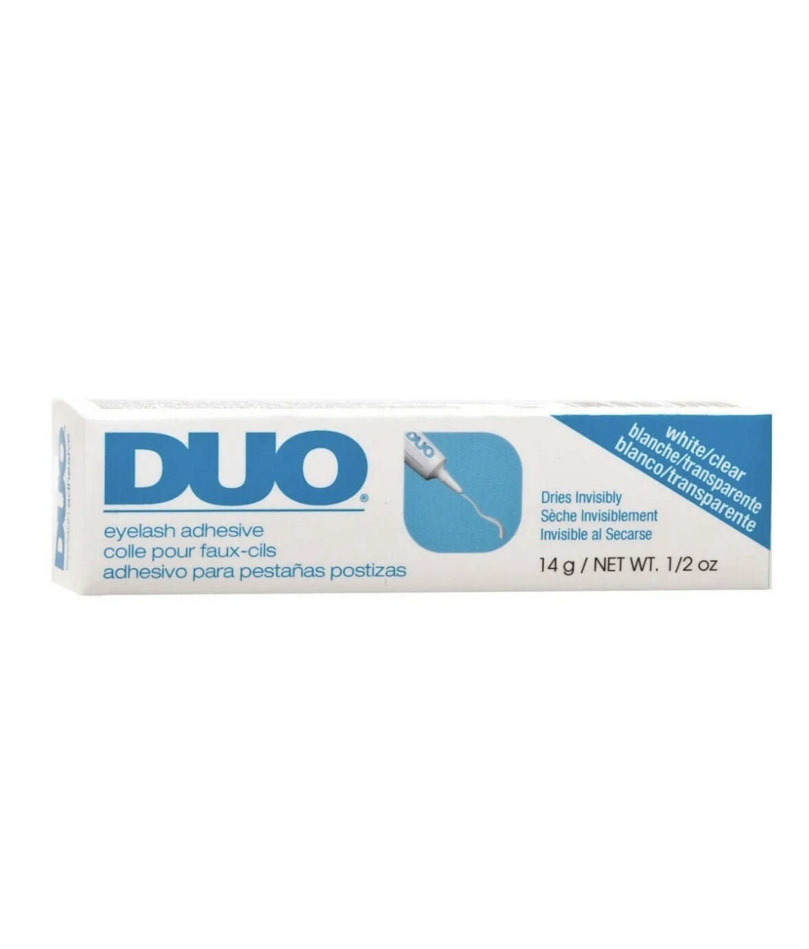 Strip Eyelash Adhesive - Clear White 0.5 oz / 14g for False Eyelashes