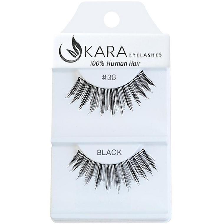 6 Pairs 100% Human Hair False Eyelashes - Kara Assorted Styles