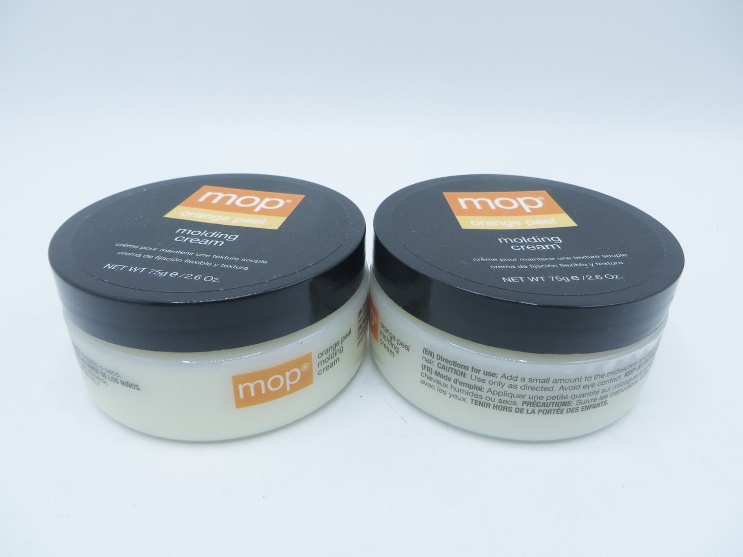 Mop Orange Peel Molding Cream - Flexible Texture, 2.6 oz Pack of 2