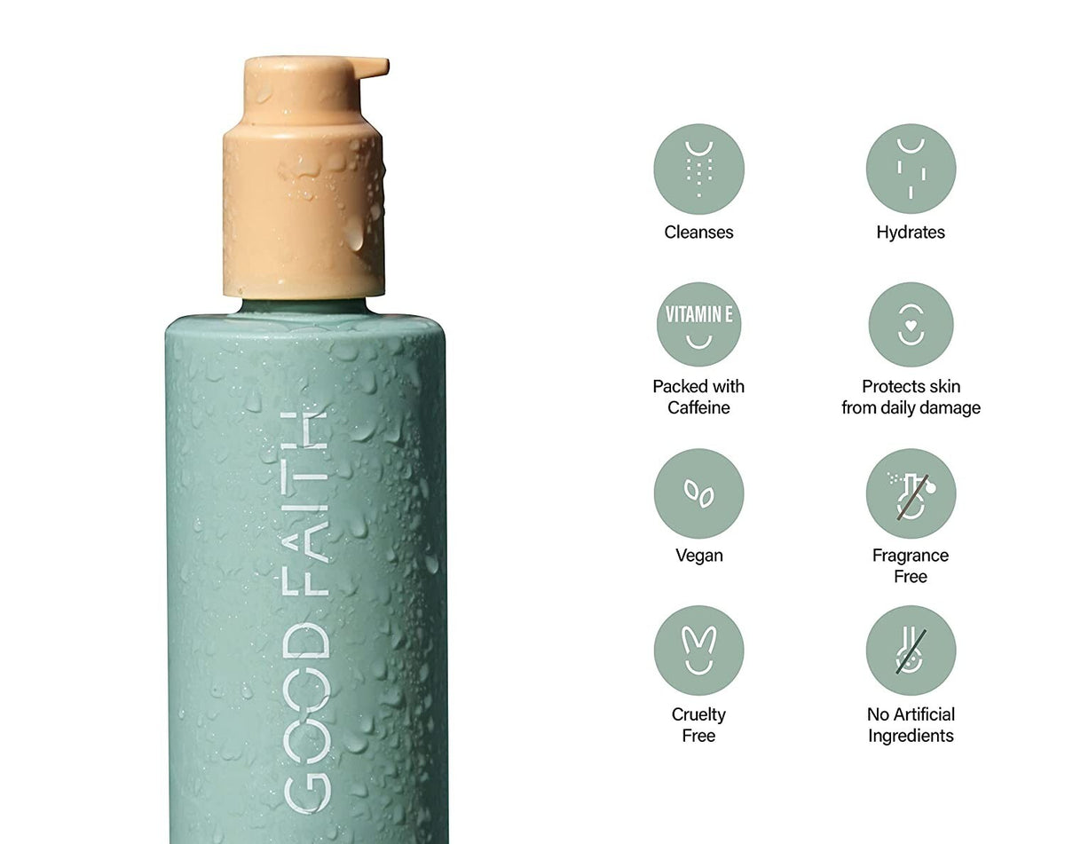 Gentle Hydrating Face Cleanser with Vitamin E - Sulfate-Free, 6.7 fl oz