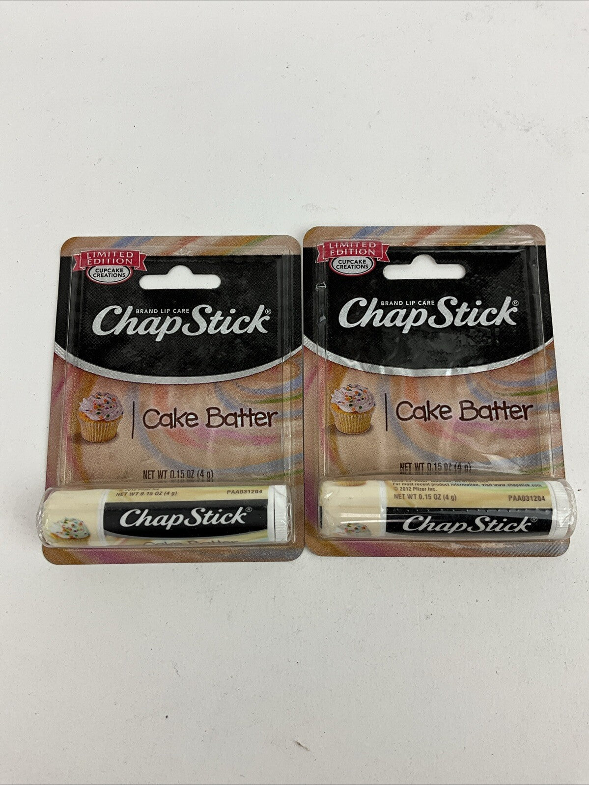 Chapstick Limited Edition Cupcake Creations Cake Batter Lip Balm - 2 Pack