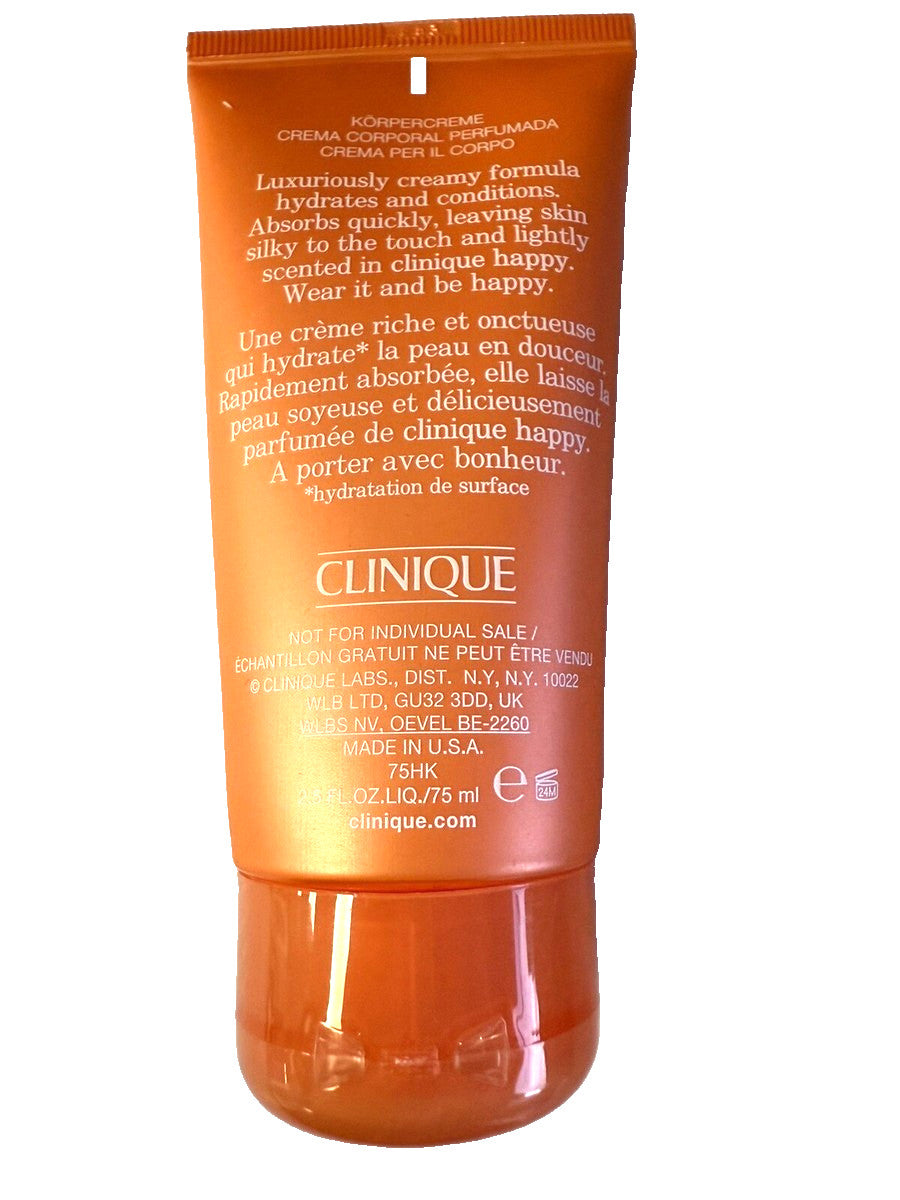 Clinique Happy Body Cream 2.5 oz / 75 ml NEW