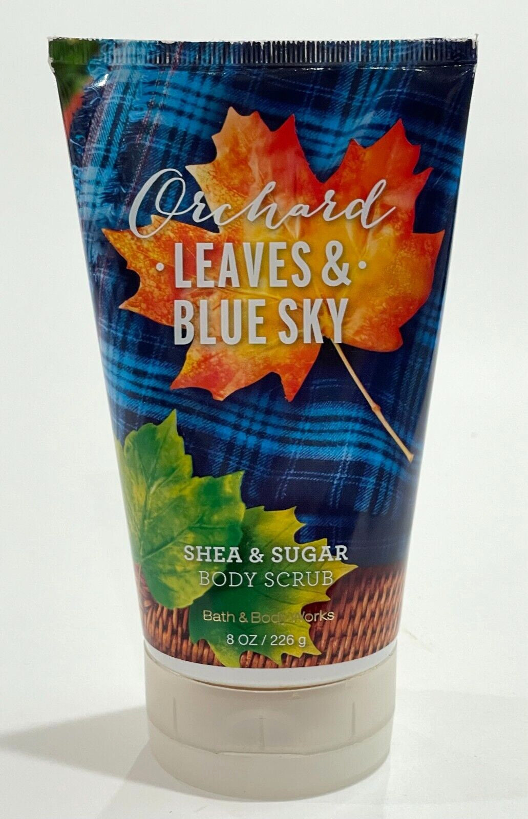 Bath & Body Works Orchard Leaves Blue Sky Shea Sugar Scrub 8 oz / 226