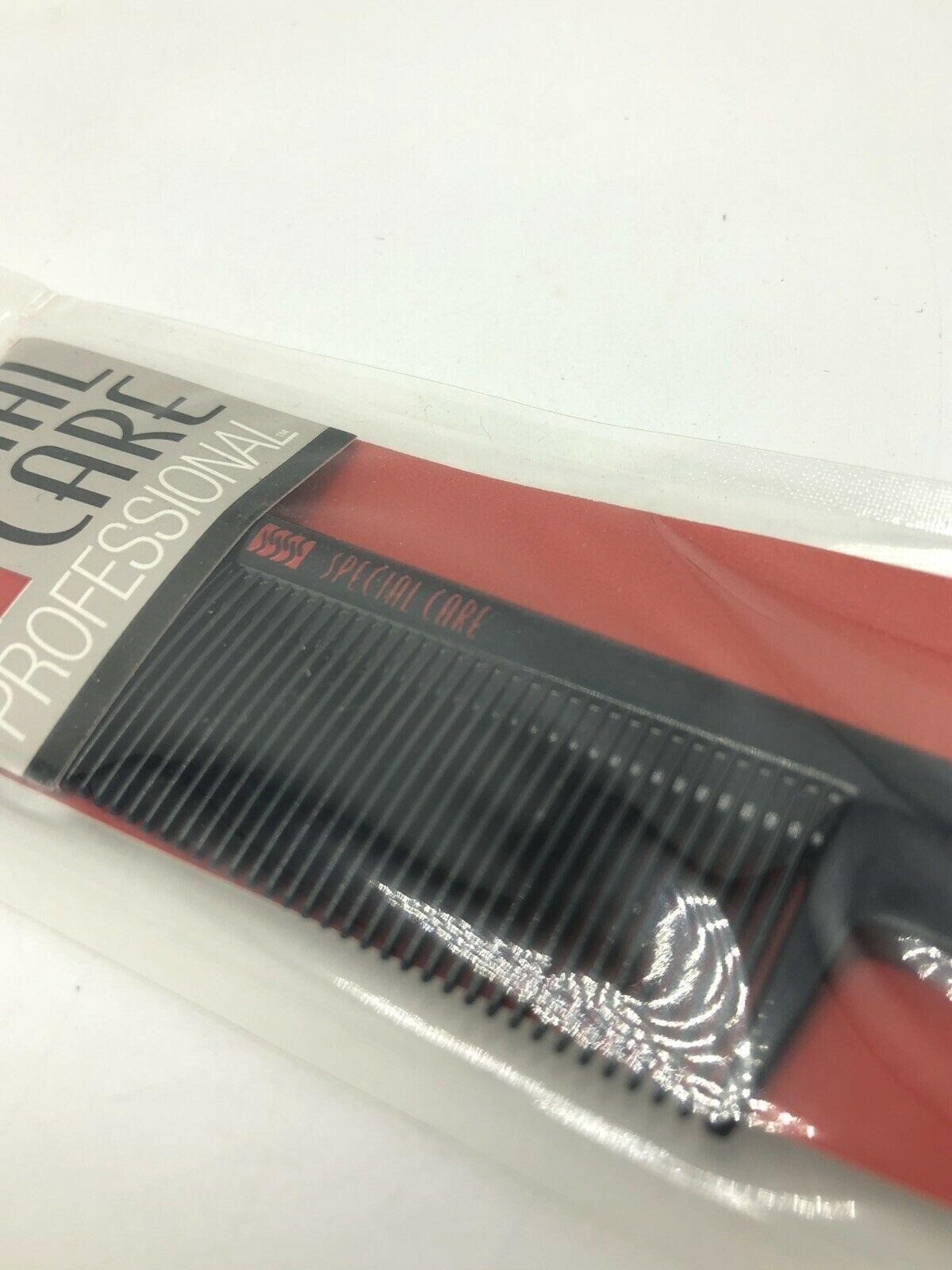 Goody Vintage 1996 Professional Rat Tail Comb with Grip - Black, 8 Inch