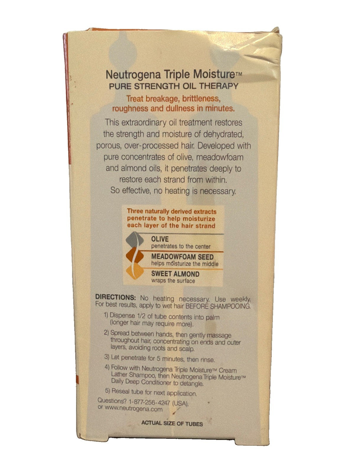 Neutrogena Triple Moisture Oil Therapy 1.36 Fl Oz Skin Nourishing Oil