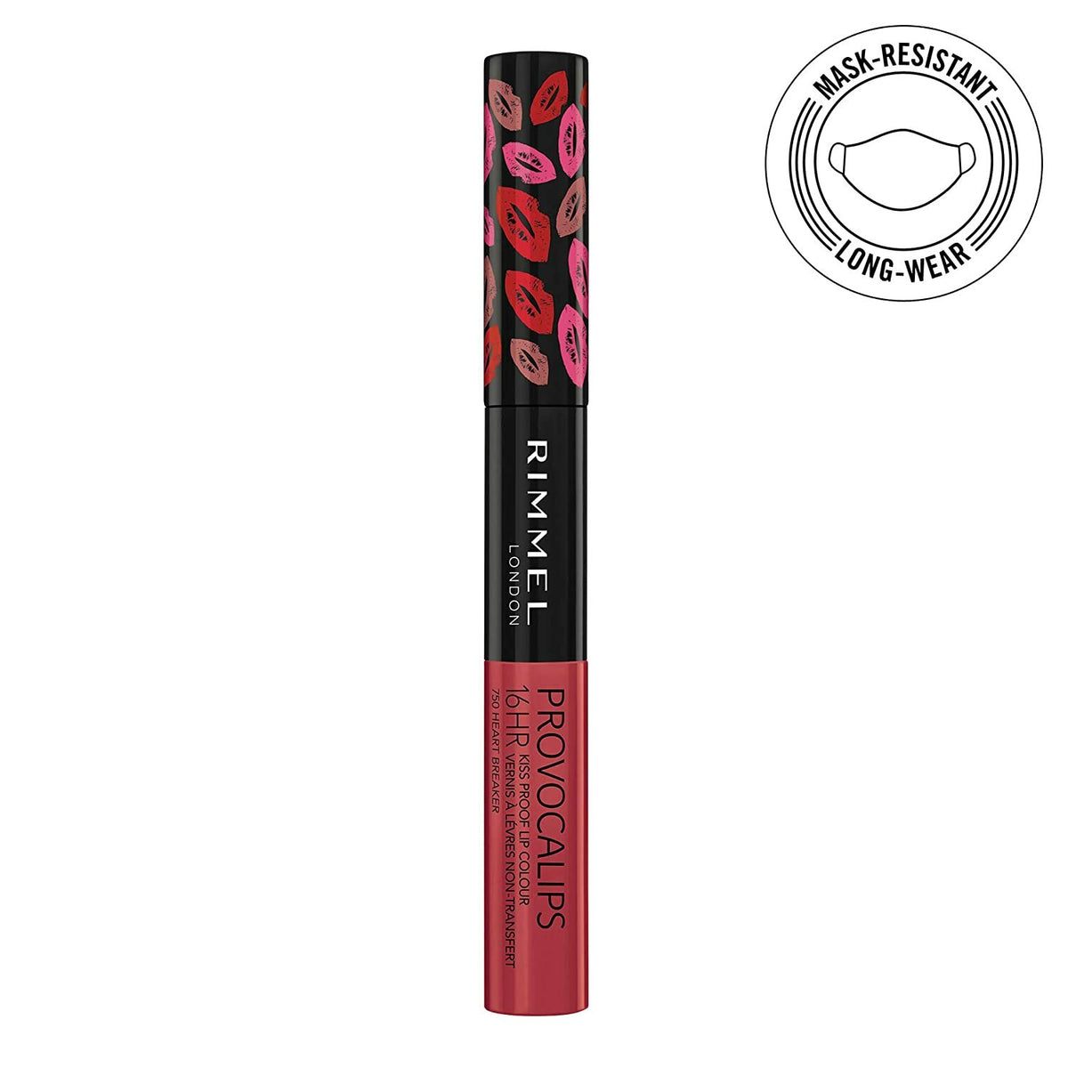 2-Pack Long-Wear Kissproof Lipstick Set - Heartbreaker 750