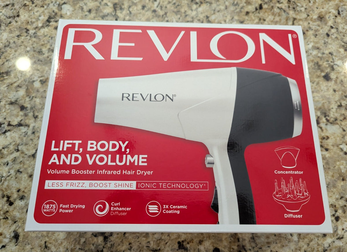 Revlon Volume Booster Hair Dryer with Diffuser RVDR5313 White