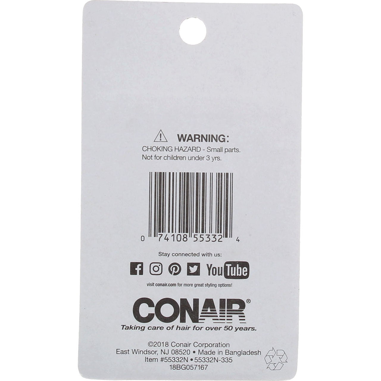 2 Pack Conair Hair Nets Hold & Hide, 3 Count for Food Service & Hair Styling