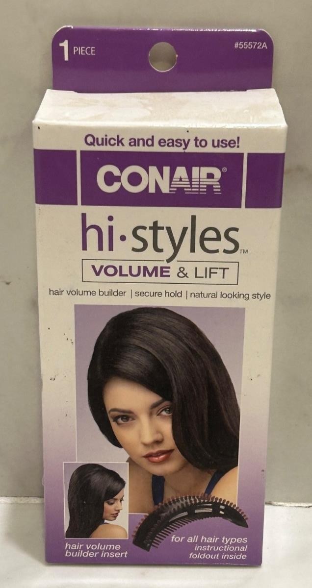 CONAIR Hi-Styles Hair Volume & Lift Builder Insert Secure Hold