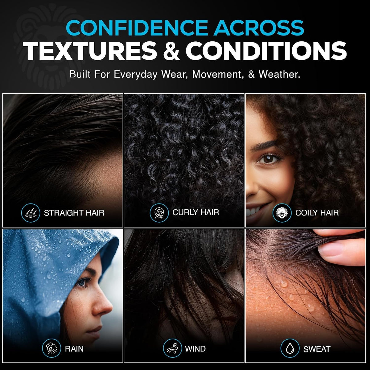 Hair Building Fibers for Thinning Hair - Black