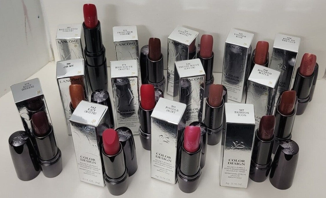 Lancôme Color Design Lipstick - Smooth Hold Lip Color with Multiple Shades