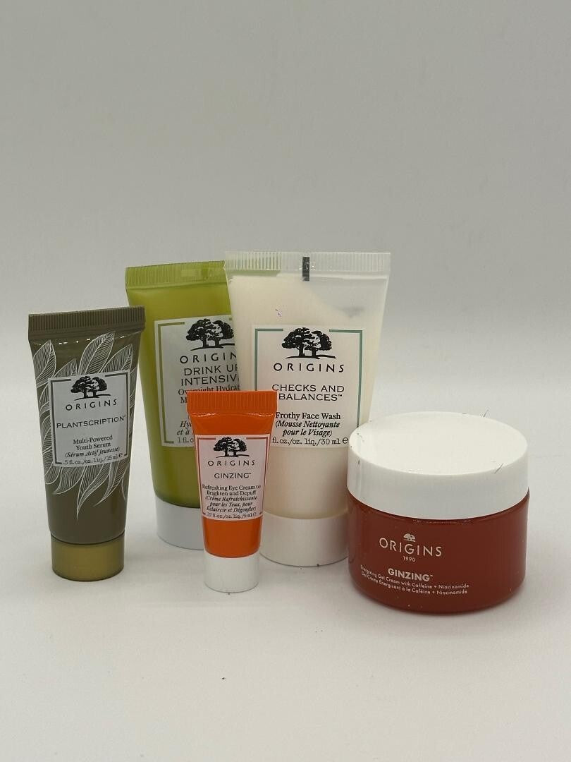 Skin Care Gift Set - Travel Size 5-Piece Anti-Aging & Hydrating Collection