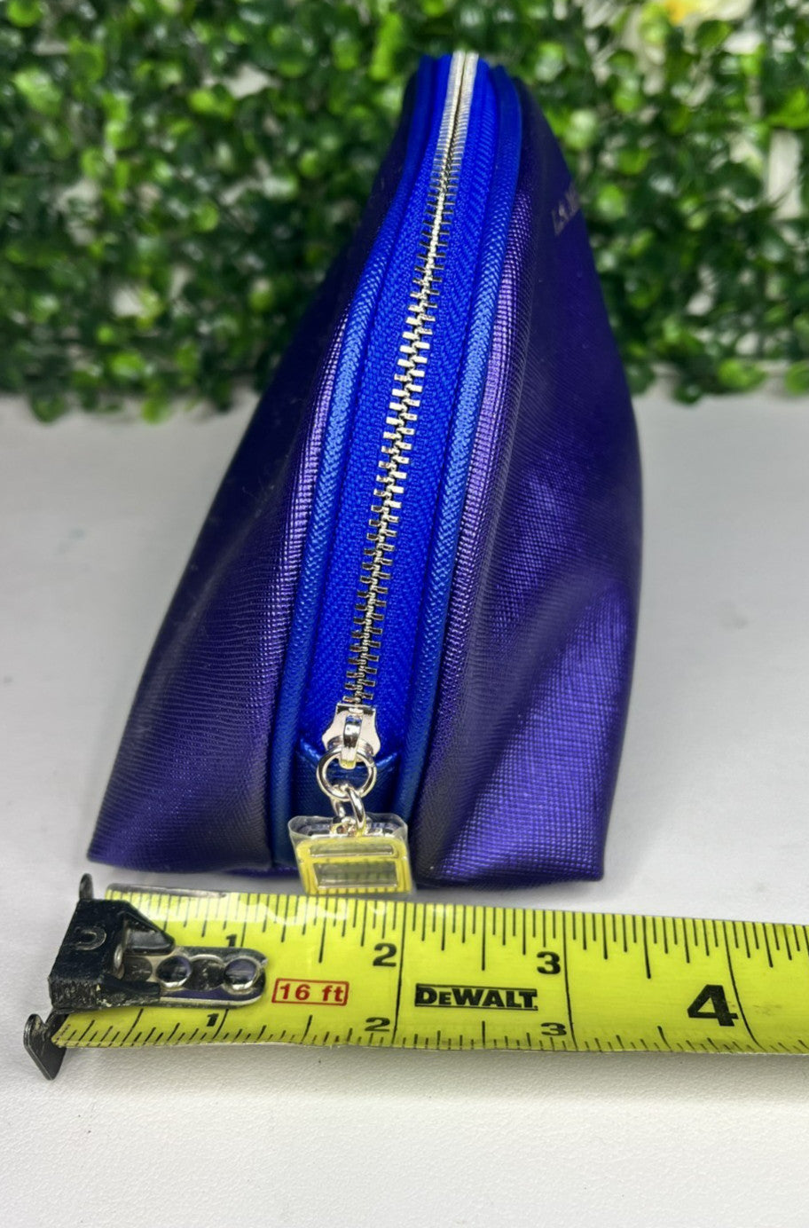 Blue Makeup & Toiletry Travel Pouch Case - Cosmetic Bag for Cosmetics & Personal Items