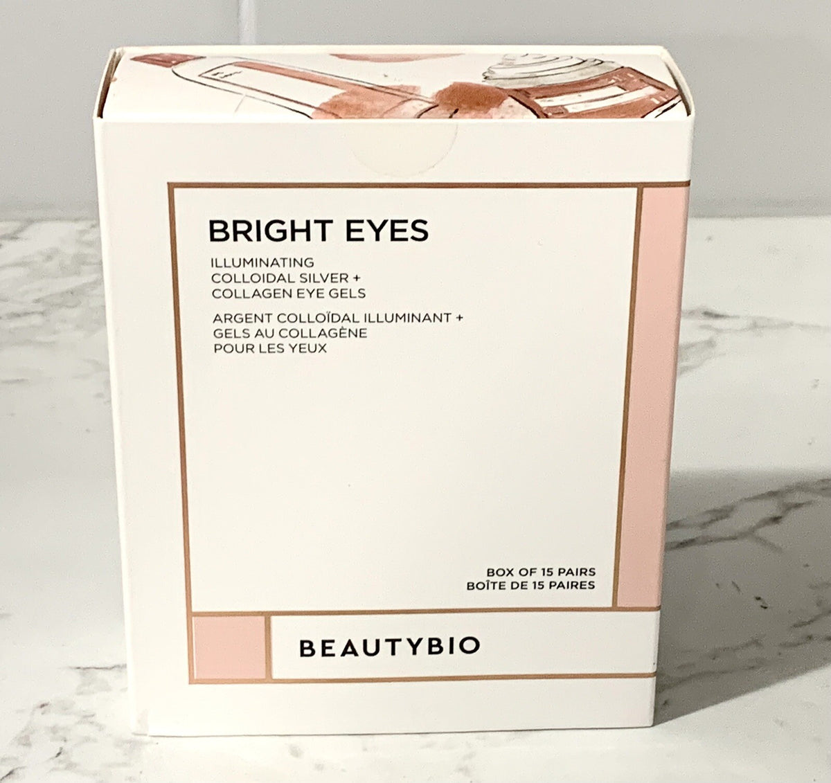 Bright Eyes Collagen Eye Gels - Illuminating Under Eye Masks, 15 Pairs