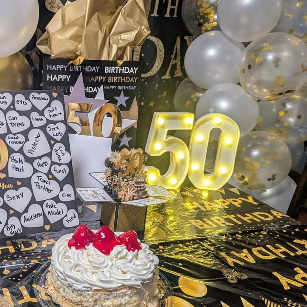 Light Up Number 10 Centerpiece - 8.26 Inch Birthday Table Sign for Party Decorations