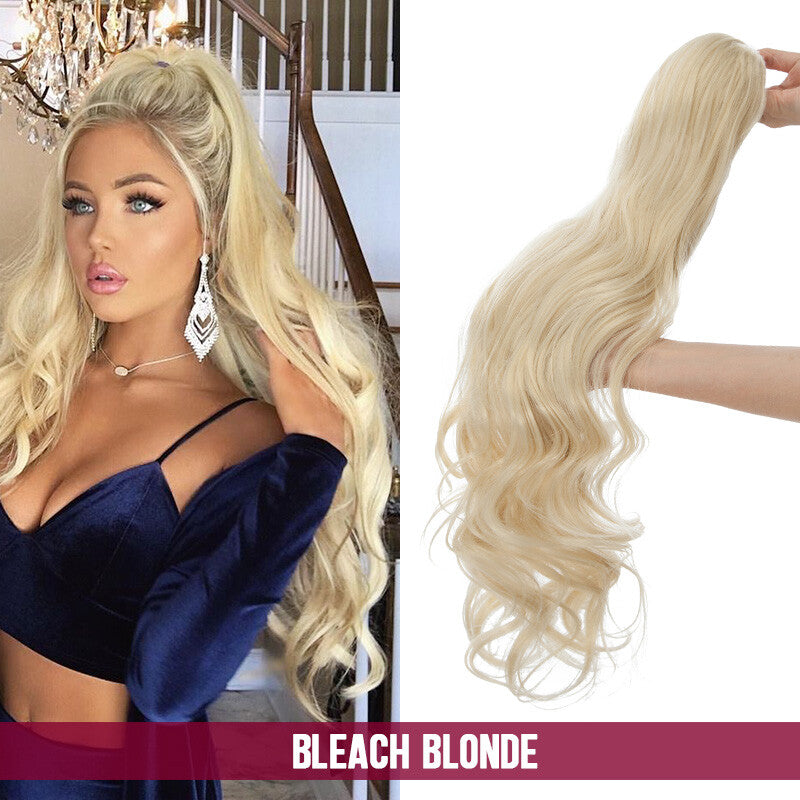 200g Thick Large Drawstring Ponytail Clip-In Hair Extension for Full Head