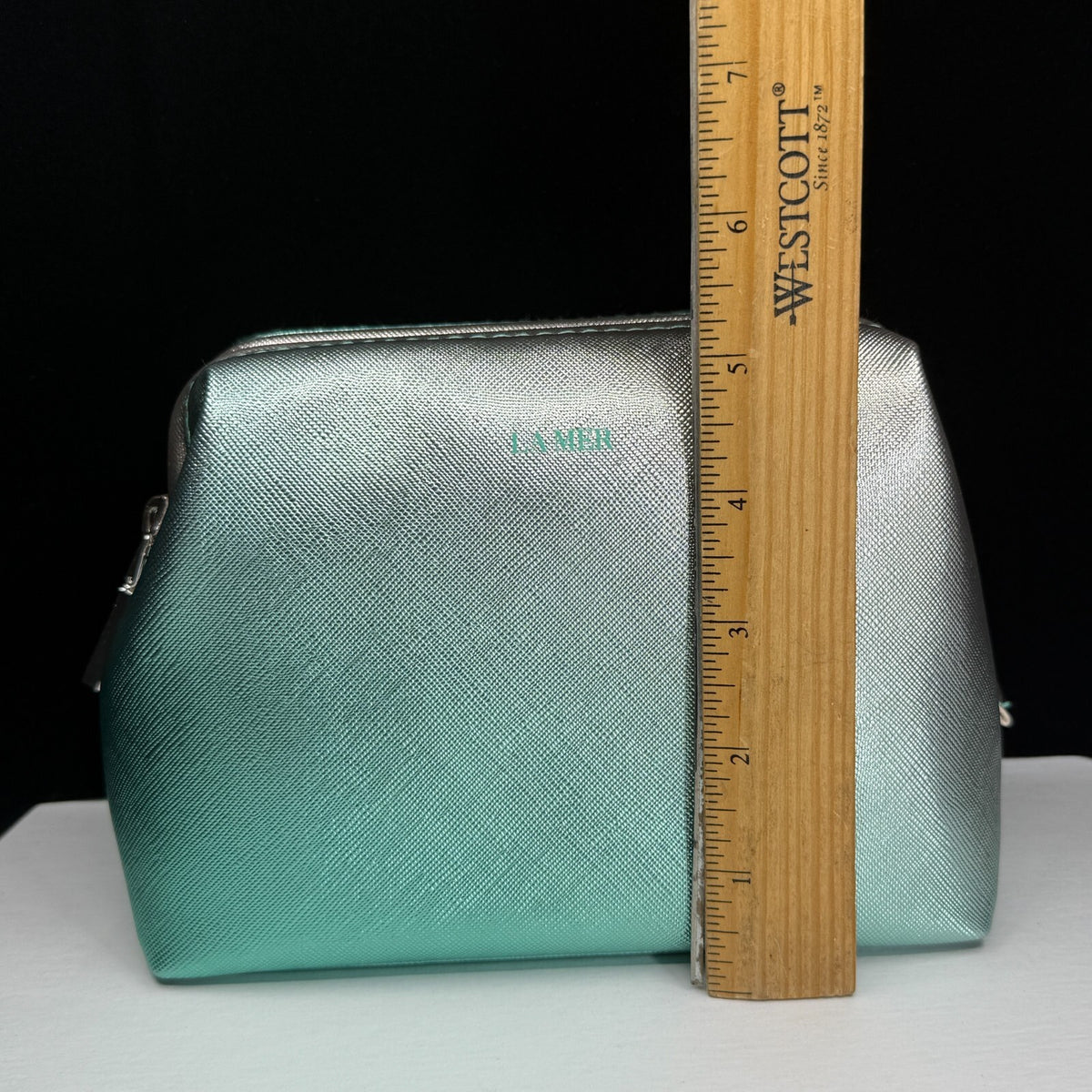Double Shade Travel Cosmetic Pouch - Compact & Shiny Makeup Organizer