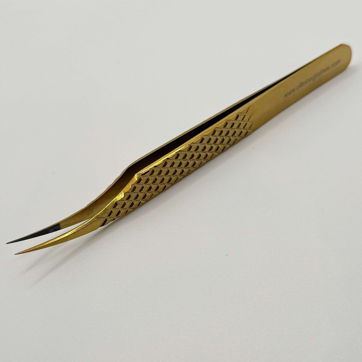 Golden Dolphin Isolation Tweezer - J Shape for Lash Extensions
