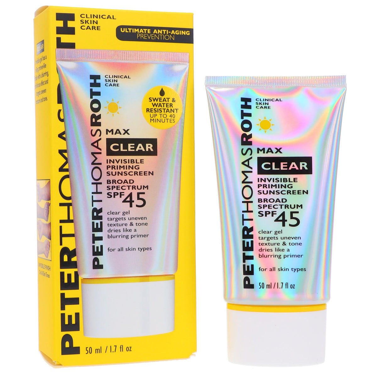 Max Clear Invisible Priming Sunscreen SPF 45 – 1.7 oz