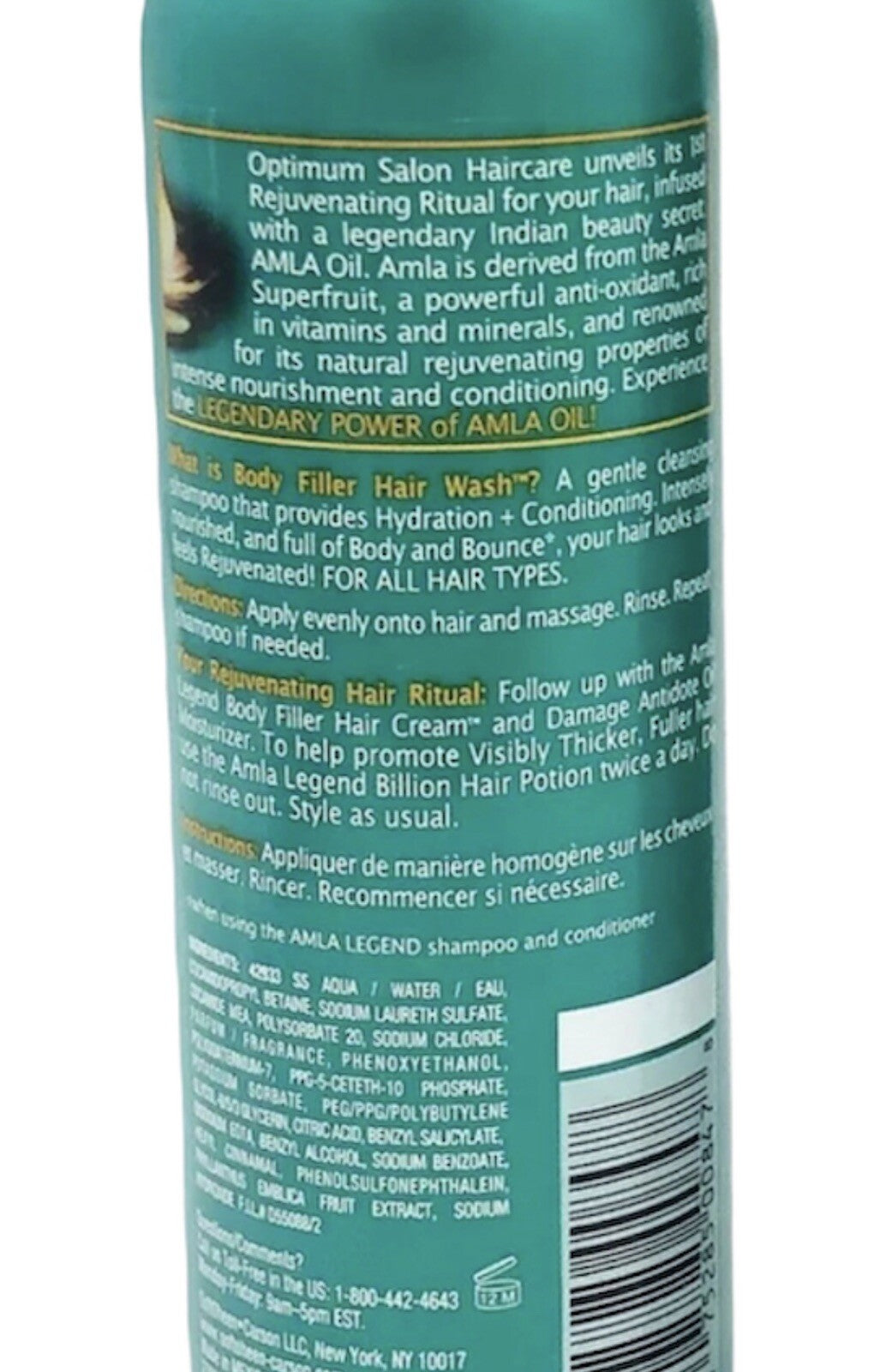 3 Pc Softsheen Amla Legend Body Filler Wash Cream Blow Dry Mousse