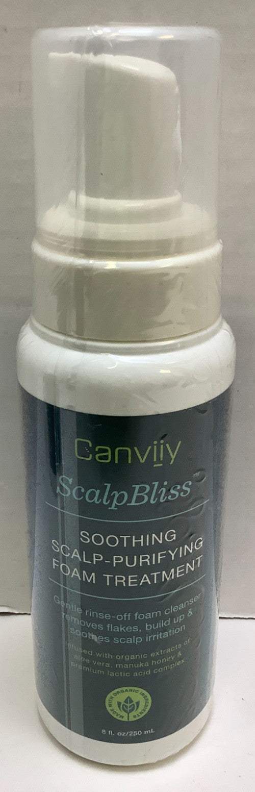 Canviiy Scalp Bliss Soothing Purifying Foam Treatment - 8oz, Pack of 3