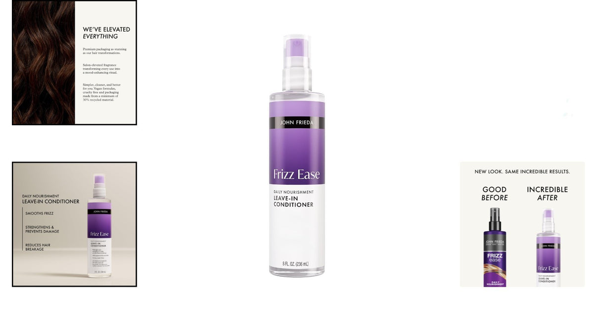 Hydrating Leave-In Conditioner for Frizzy Hair - 8 Fl Oz
