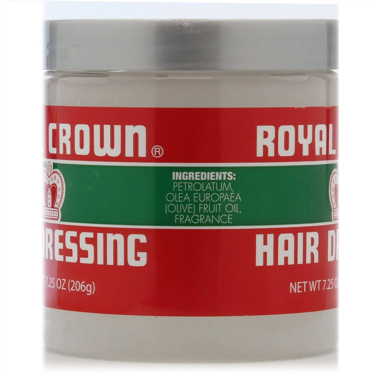 Royal Crown Hair Dressing Gel - Olive Oil Formula, 7.25 Oz