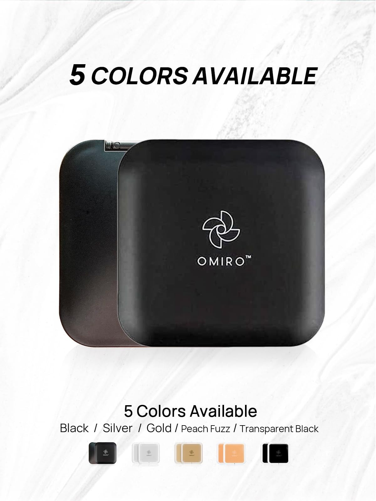 Folding Compact Mirror with 1X/30X Magnification - Travel Hand Mirror