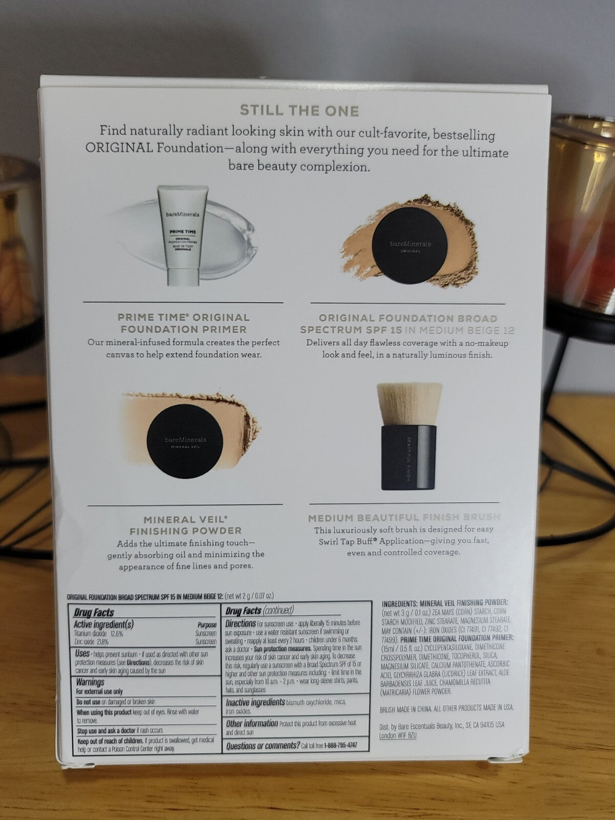 BareMinerals Medium Beige Mineral Foundation Starter Kit - 4 Pieces