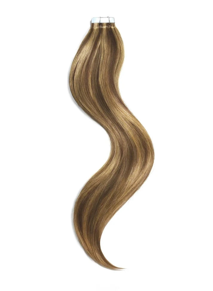 Remy Human Hair Extensions 18 Inch Tape-In Hair Extensions Color 4/27