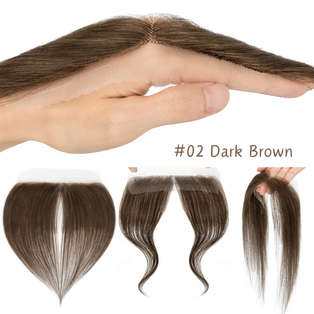 Full Lace Hair Topper Hairpiece for Receding Hairlines & Thinning Hair