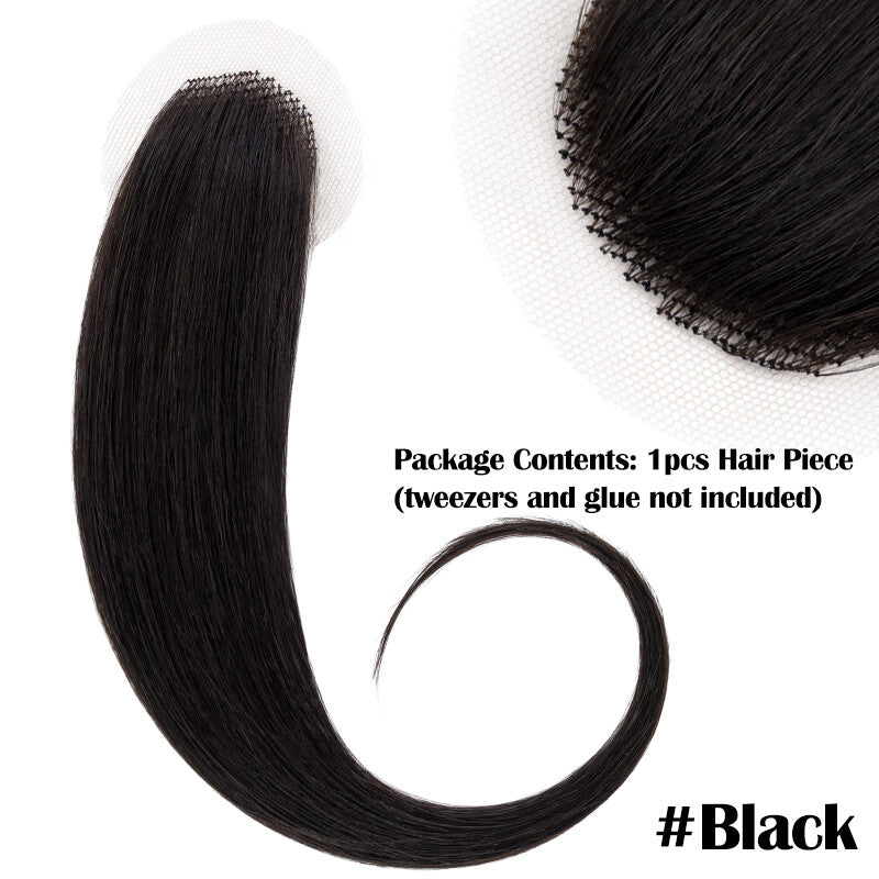 Invisible Hair Patch for Bald Spot Cover-Up - Virgin Human Hair, Full Lace
