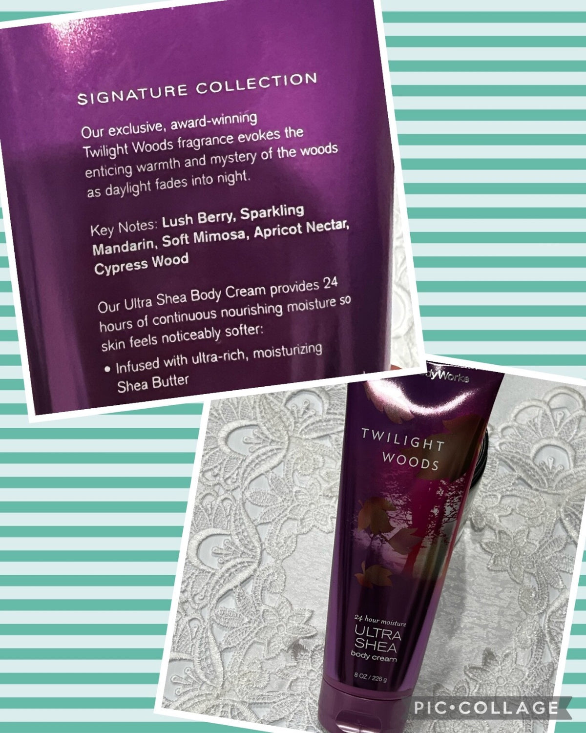 Ultra Shea Body Cream Moisturizer 8 oz - 24 Hr Hydration