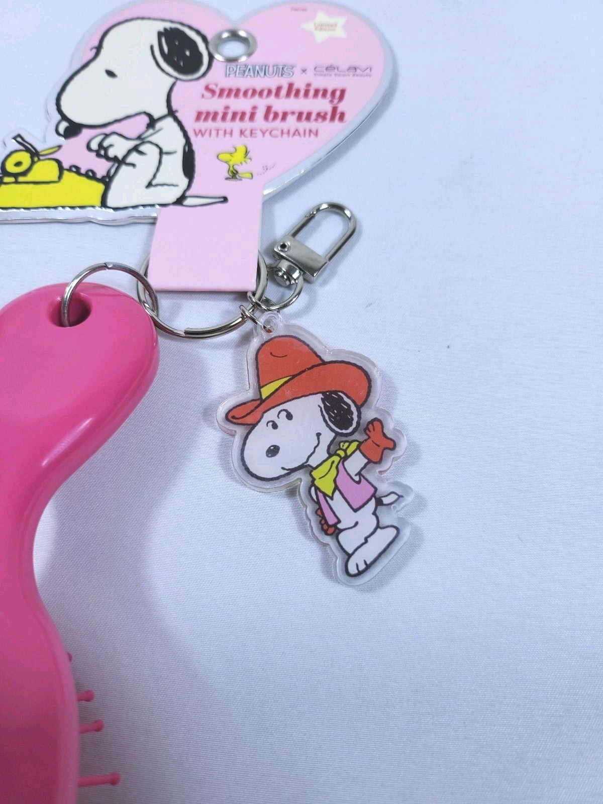 Limited Edition Snoopy Mini Brush with Keychain - Celavi X Peanuts Collectible