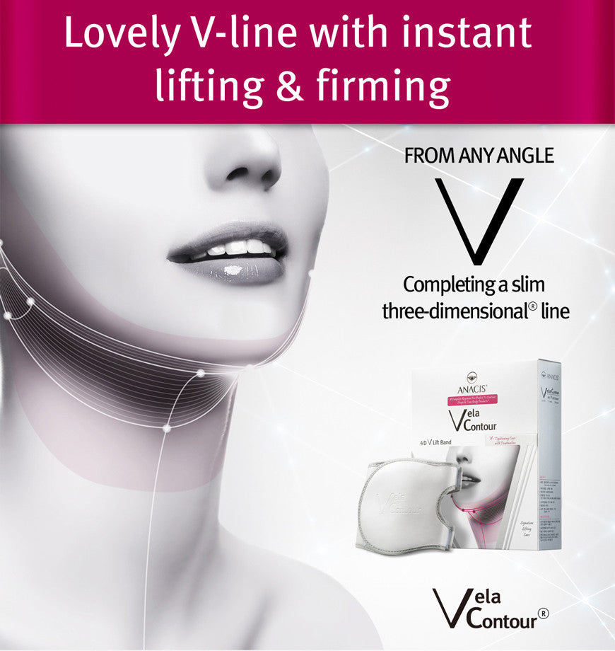 Anti-Wrinkle Face Shape Lift Mask & Chin Reducer Belt Set for Slimming & Contouring