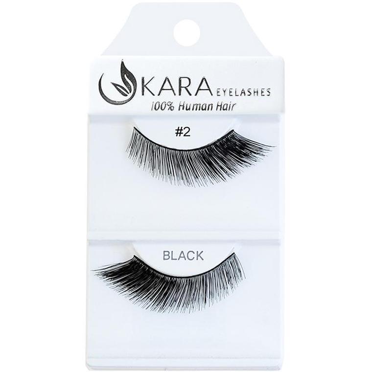 6 Pairs 100% Human Hair False Eyelashes - Kara Assorted Styles