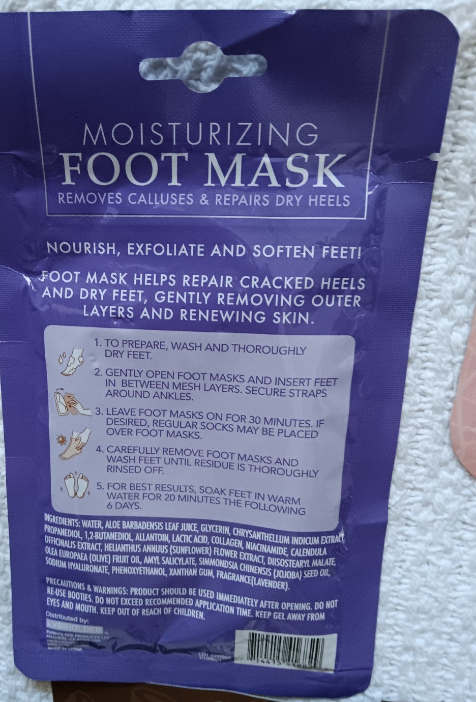 Charcoal Coconut Foot Peel Off Mask - Brightening