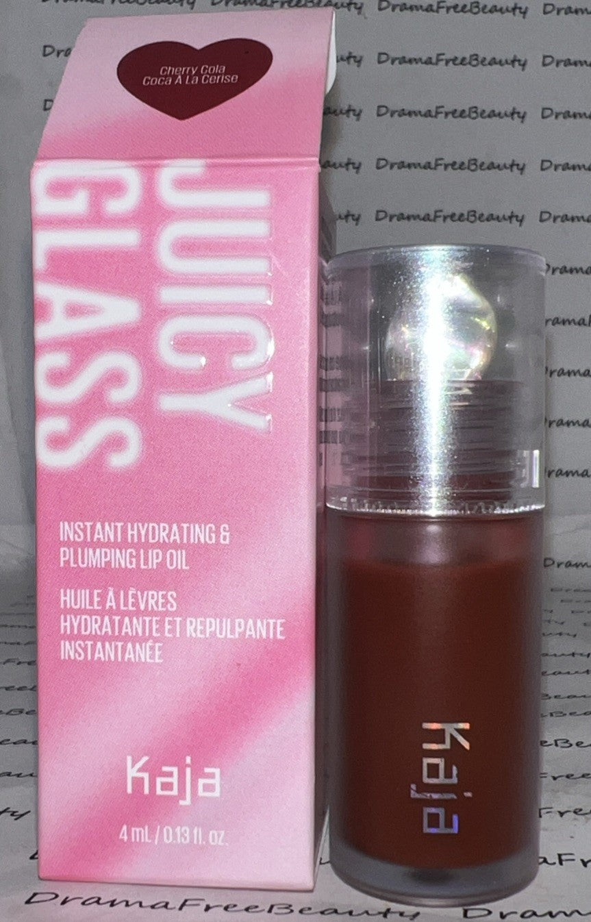 Hydrating Lip Oil with Plumping Shine - Cherry Cola Sheer Lip Gloss