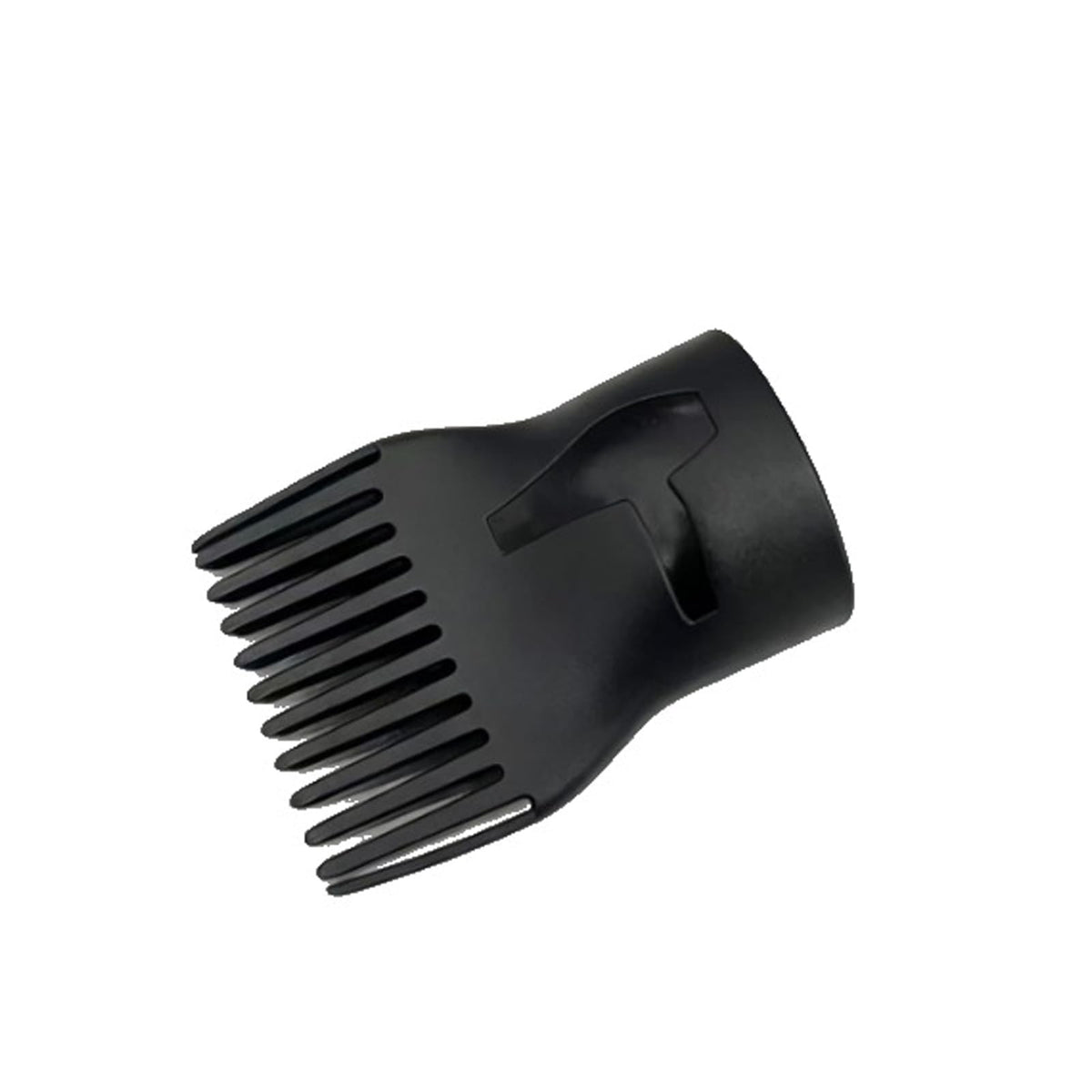 Universal Hair Dryer Nozzle 2 Pack - Concentrator & Comb Attachments, Black