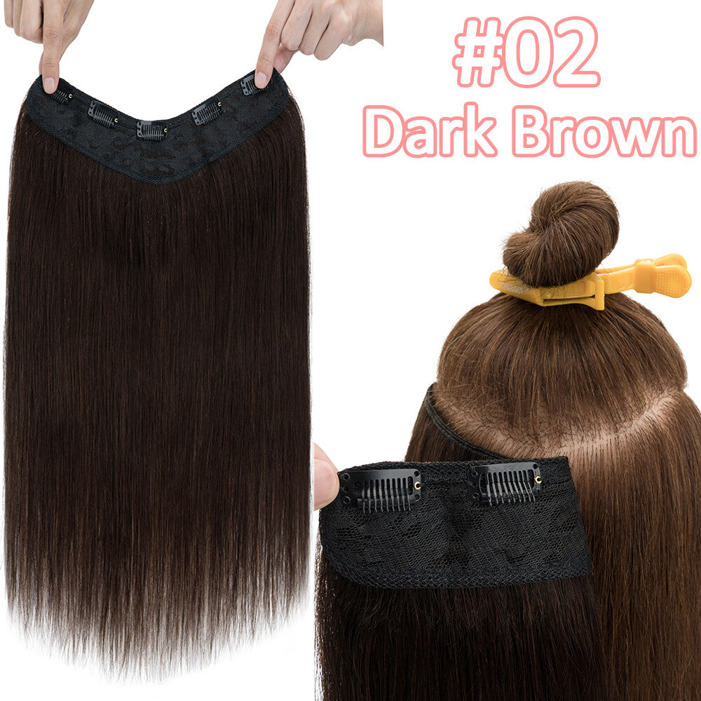 Women Clip-In Remy Human Hair Extensions Full Head Straight Ombre - Multiple Colors & Lengths
