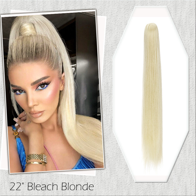Fake Ponytail Clip-In Hair Extension Thick Natural Look 14 Inches