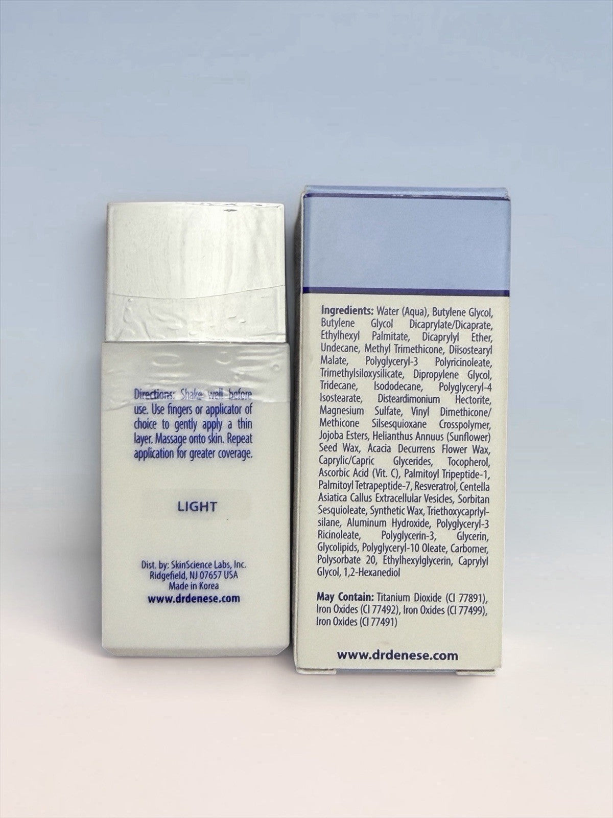 Vitamin C Foundation Light - Hydrating Skin Tone Makeup 1.28 fl oz