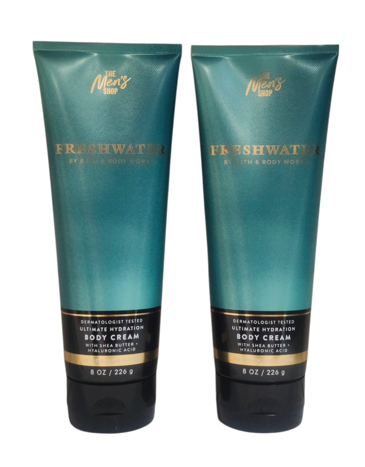 Mens Freshwater Body Cream, 8 oz (Set of 2)
