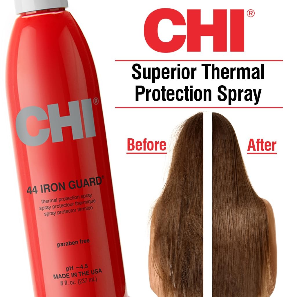 Heat Protectant Hair Spray for Frizz Control & Shine - 8 Fl Oz