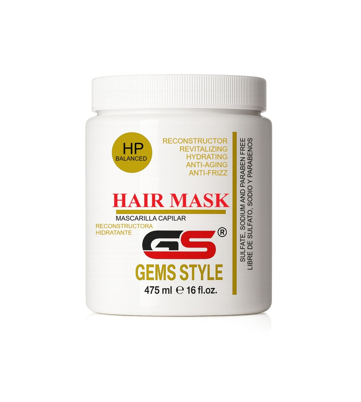 Hydrating Hair Mask for Damaged & Chemically Treated Hair 16oz