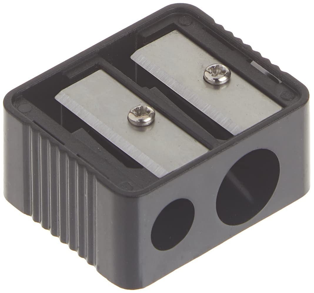 Dual Pencil Sharpener Pack of 2 - Precise Makeup & Artistic Tool