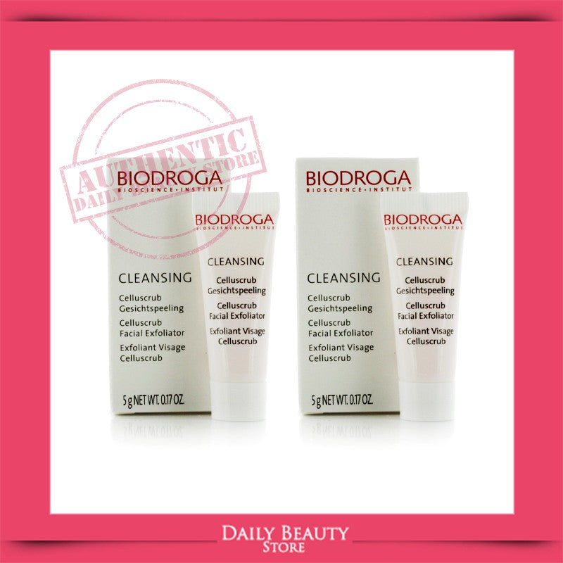 Biodroga Celluscrub Facial Exfoliator 5g 0.17oz 10 Samples NEW FAST